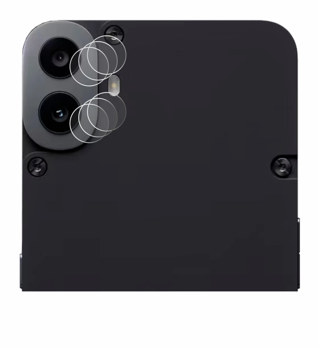 Imagen del dispositivo Nothing CMF Phone 1 (SÓLO Cámara) con una amplia variedad de protectores de pantalla.