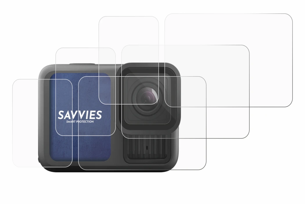 Imagen del dispositivo GoPro Hero 13 Black con una amplia variedad de protectores de pantalla.