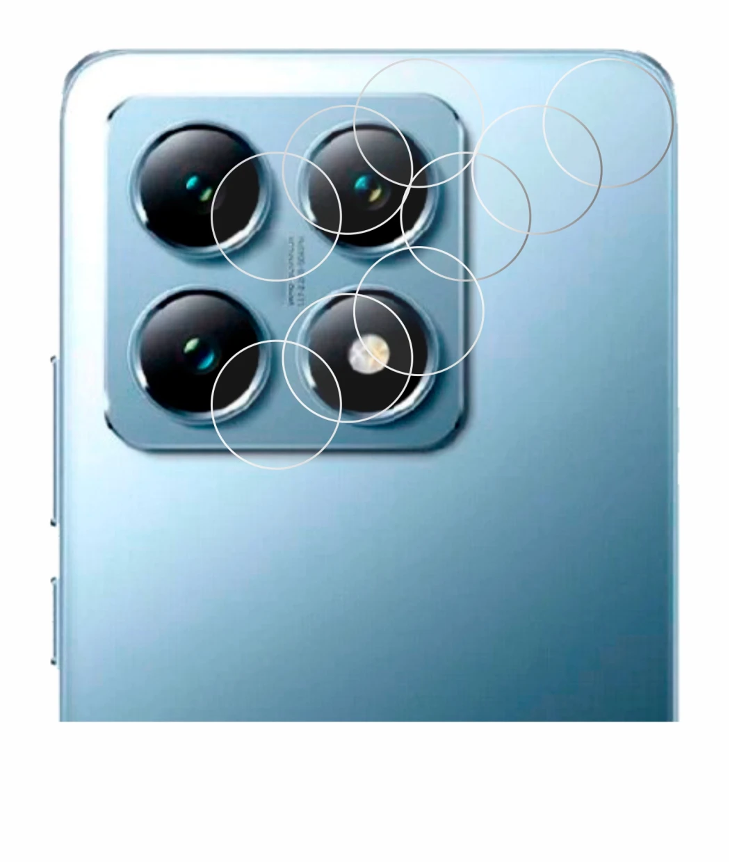 Imagen del dispositivo Xiaomi 14T (SÓLO Cámara) con una amplia variedad de protectores de pantalla.