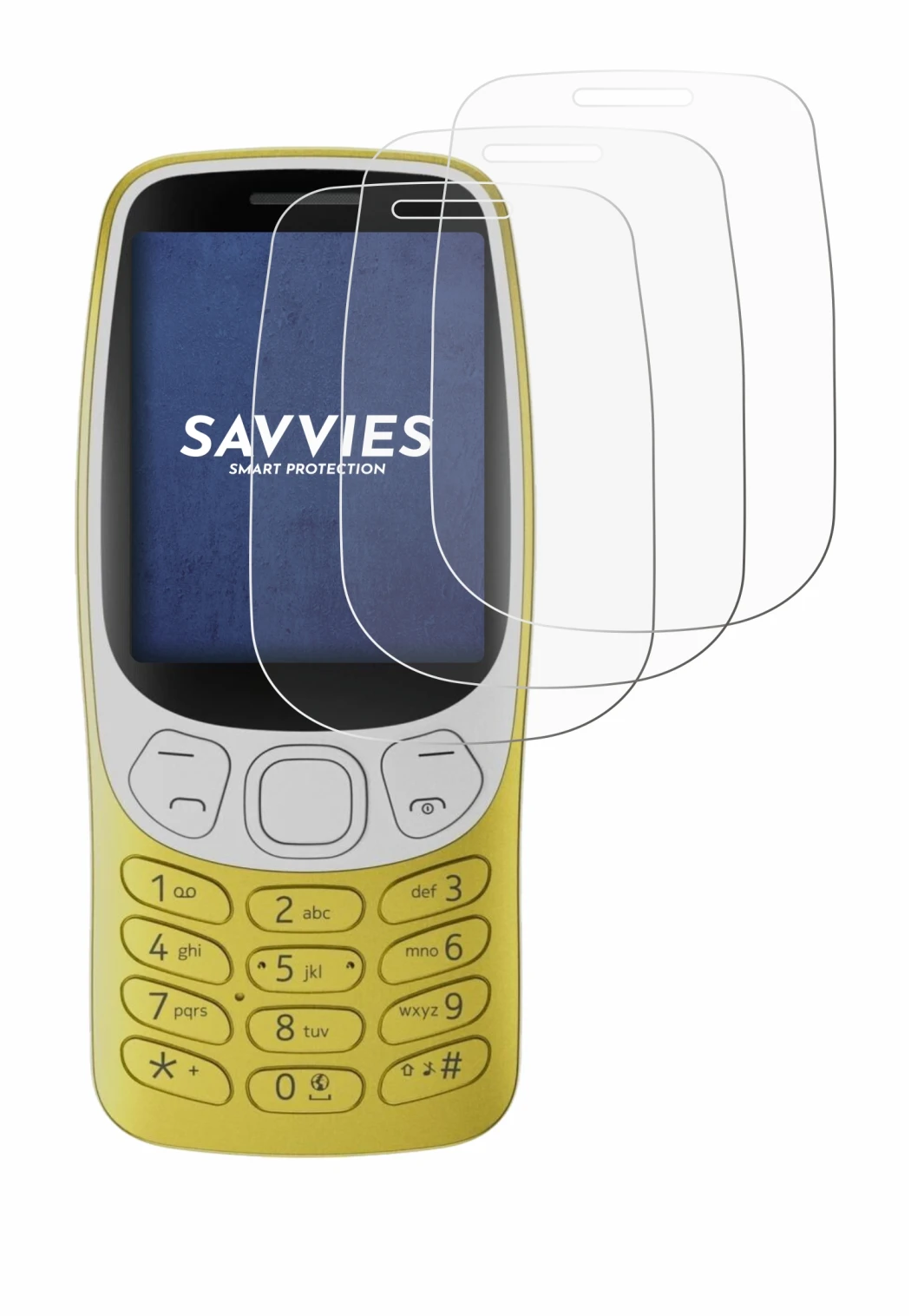 Imagen del dispositivo Nokia 3210 con una amplia variedad de protectores de pantalla.
