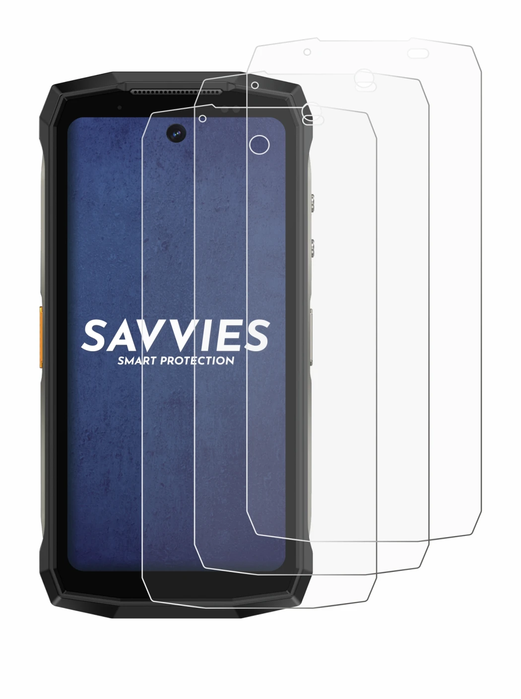 Imagen del dispositivo Ulefone Armor Mini 20 Pro con una amplia variedad de protectores de pantalla.