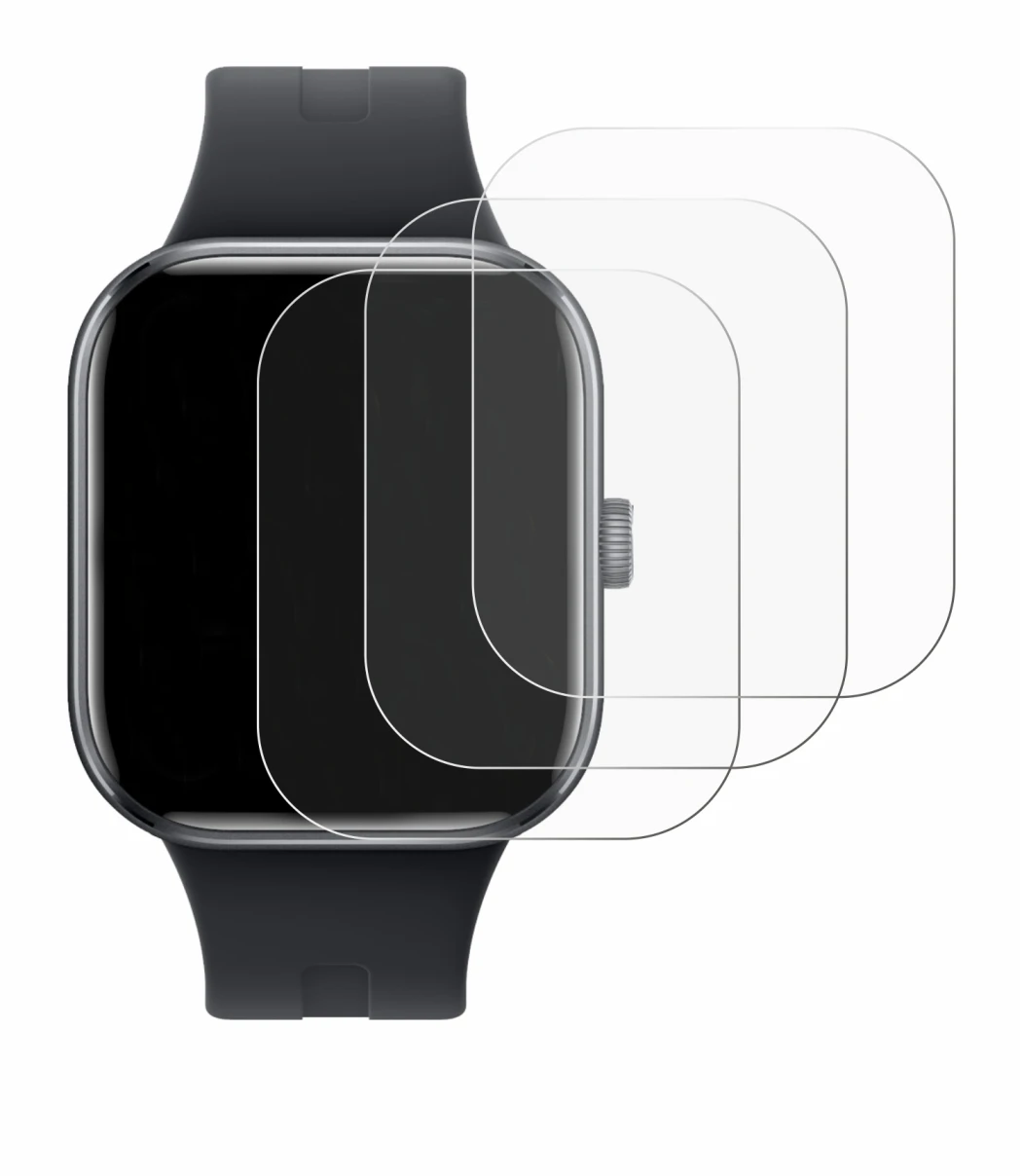 Imagen del dispositivo Xiaomi Redmi Watch 5 con una amplia variedad de protectores de pantalla.