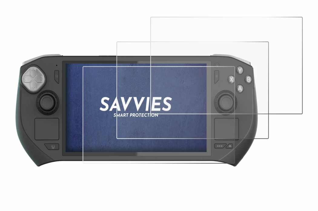 Imagen del dispositivo Zotac Gaming Zone con una amplia variedad de protectores de pantalla.