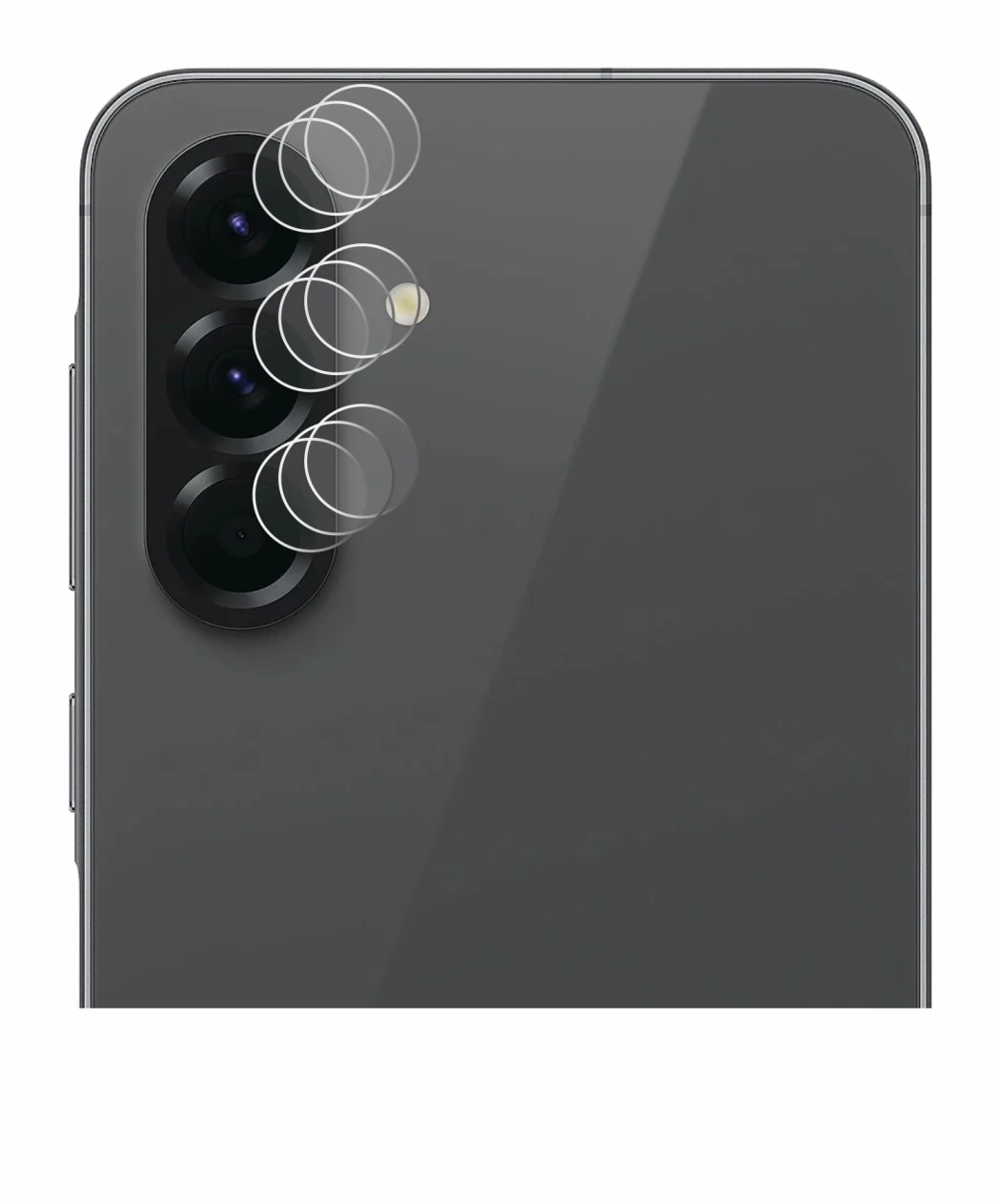 Imagen del dispositivo Samsung Galaxy A56 5G (SÓLO Cámara) con una amplia variedad de protectores de pantalla.