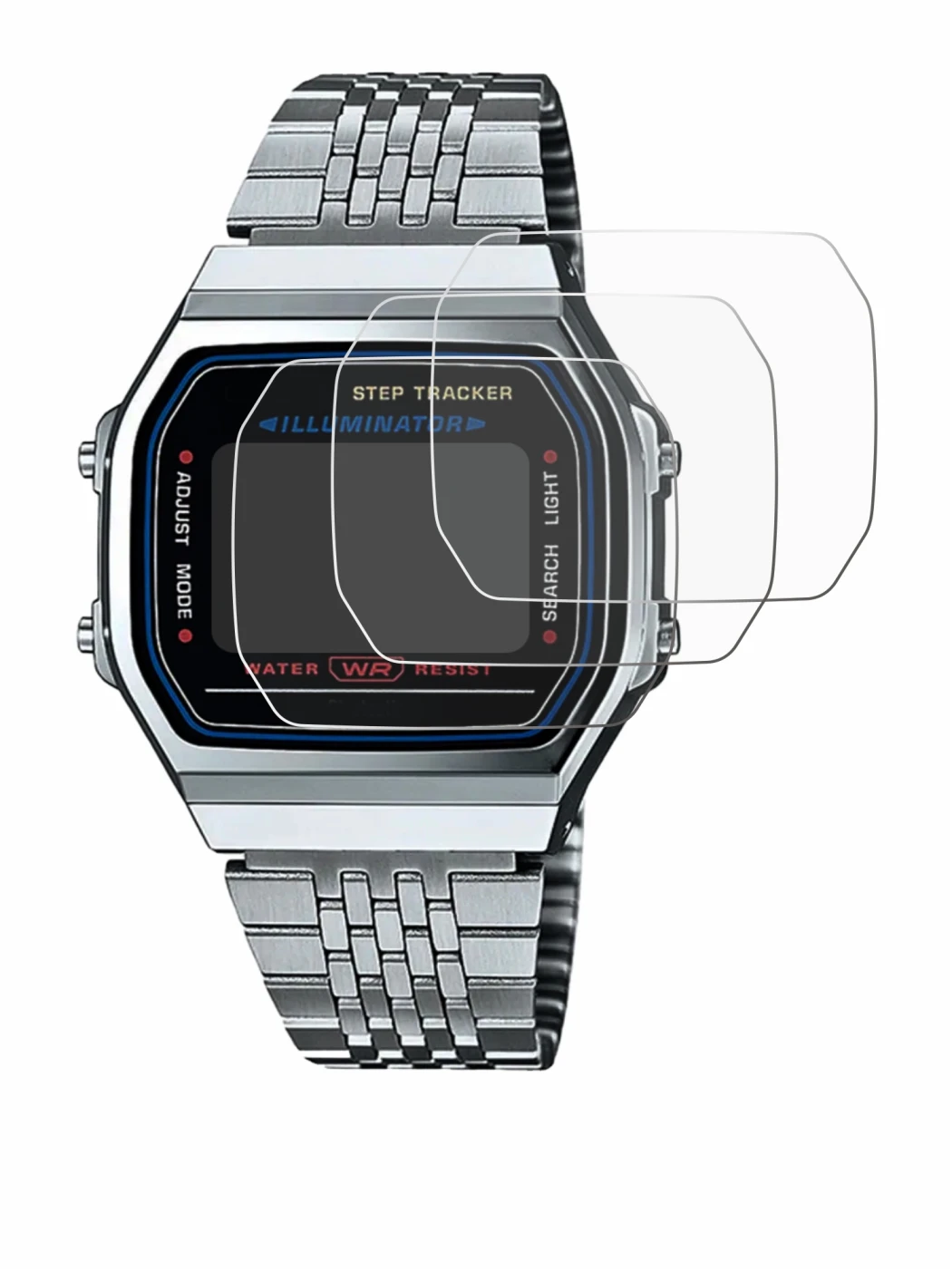 Imagen del dispositivo Casio iconic ABL-100WE-1A con una amplia variedad de protectores de pantalla.