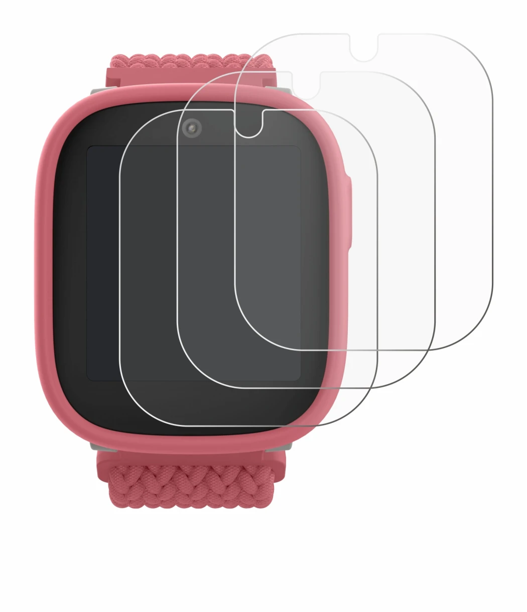 Imagen del dispositivo Xplora X6 Play 2025 (2da generación) con una amplia variedad de protectores de pantalla.