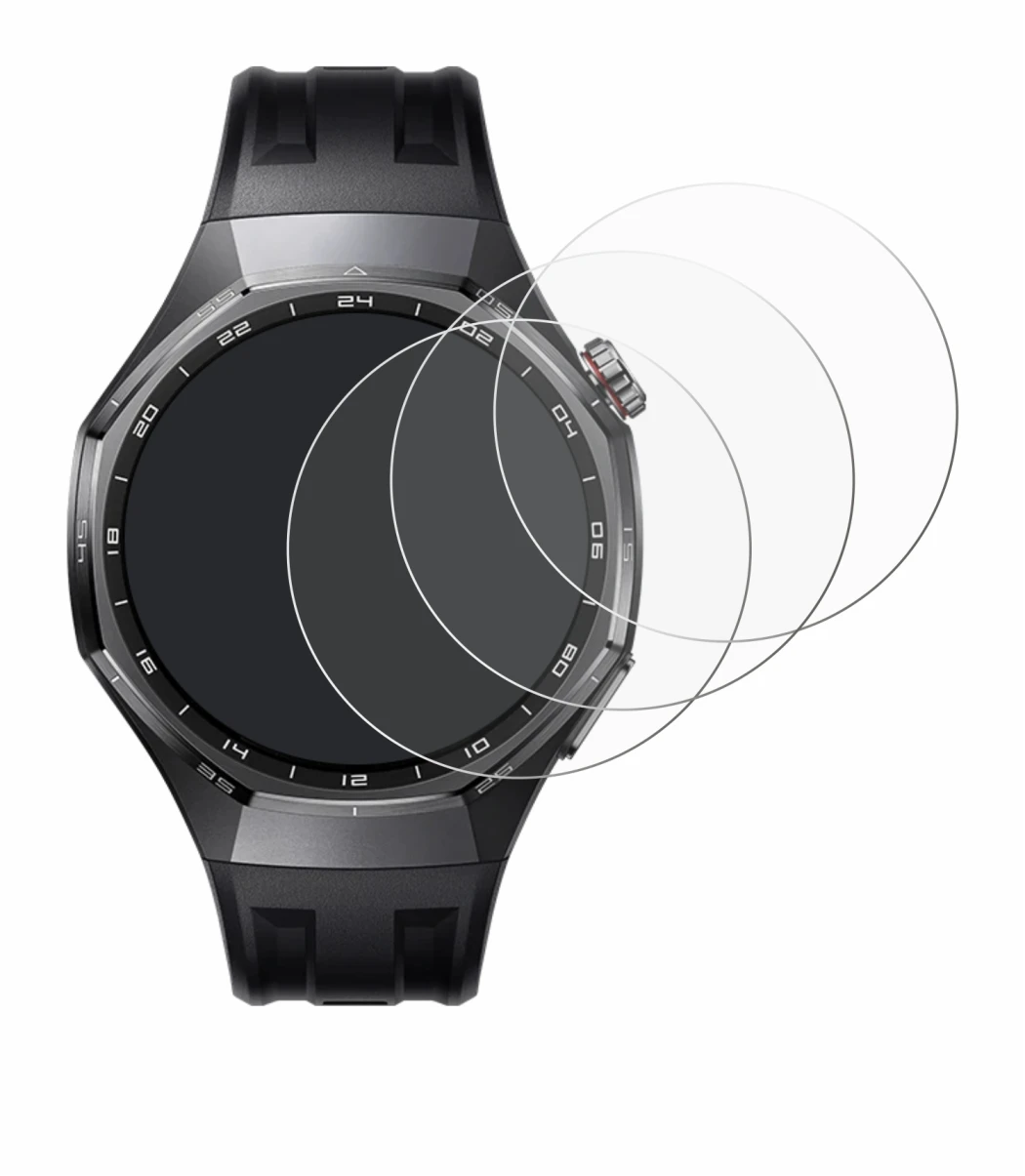 Imagen del dispositivo Huawei Watch GT 6 Pro (46 mm) con una amplia variedad de protectores de pantalla.