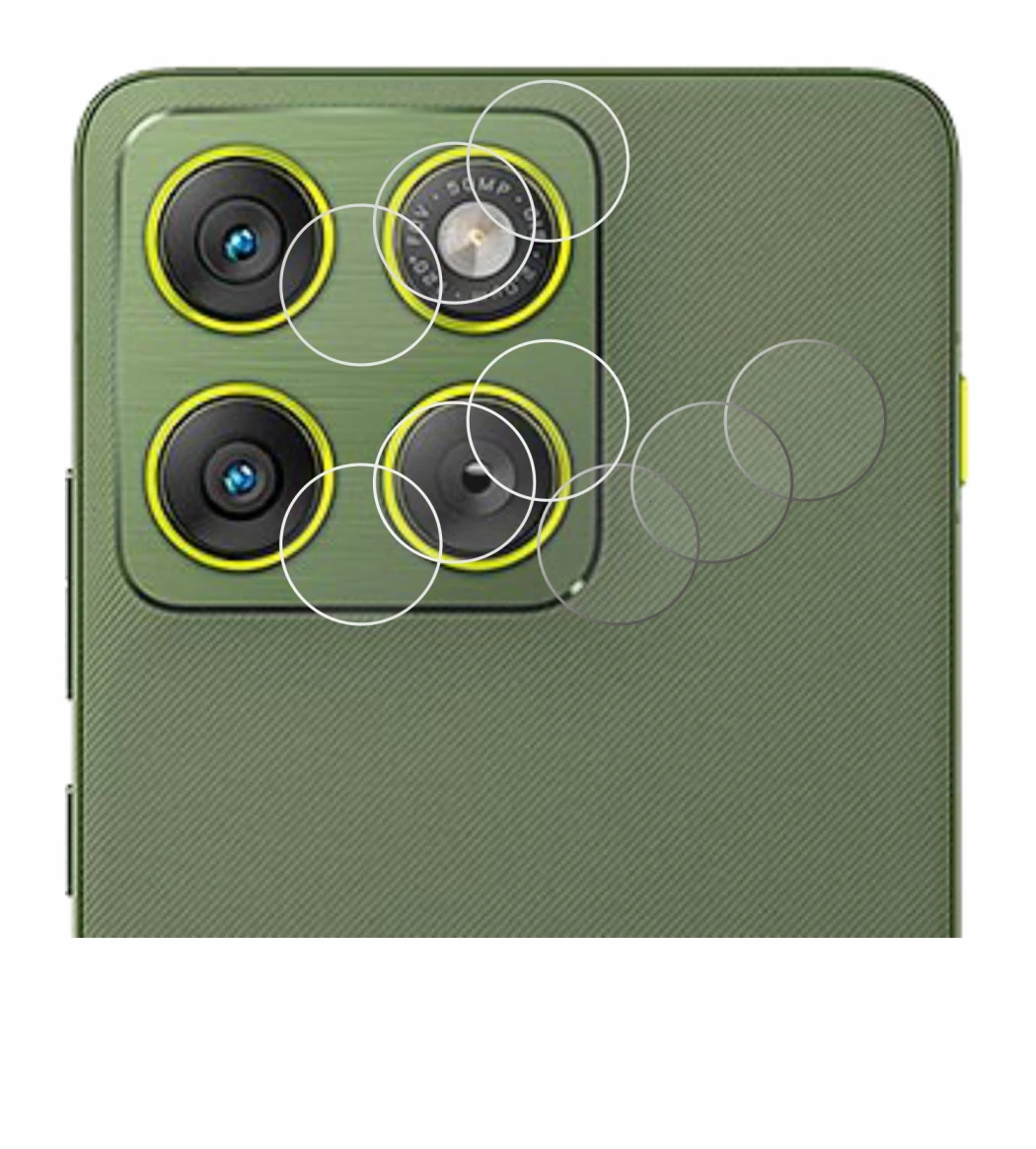 Imagen del dispositivo Motorola Edge 70 (SÓLO Cámara) con una amplia variedad de protectores de pantalla.