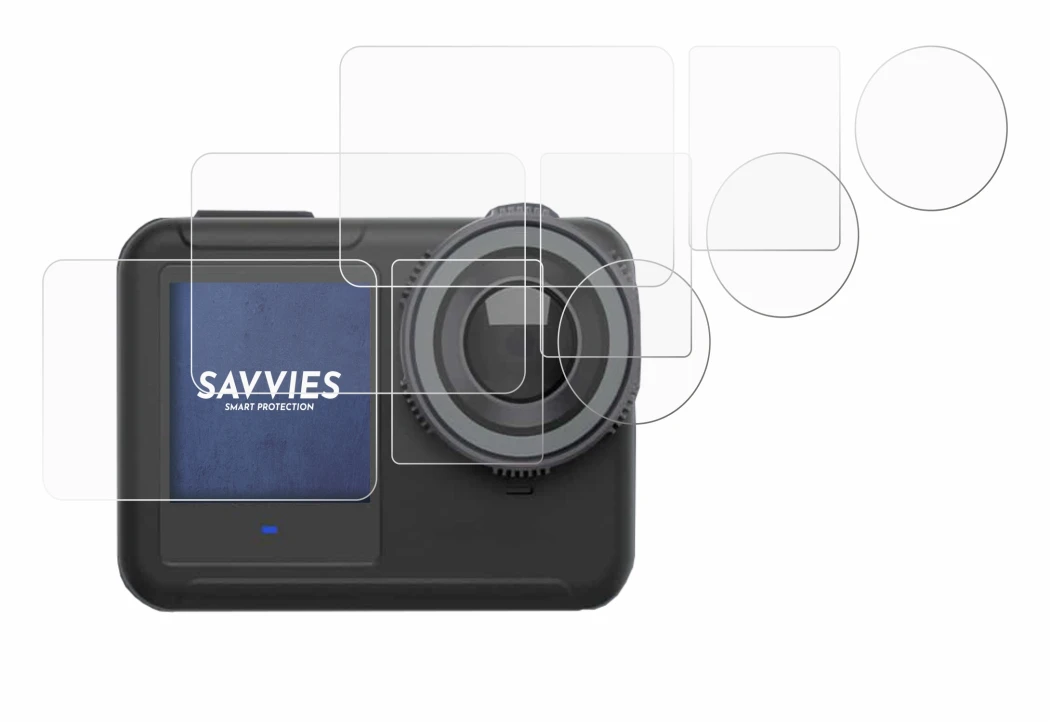 Imagen del dispositivo SVBONY SVGO3 4K con una amplia variedad de protectores de pantalla.