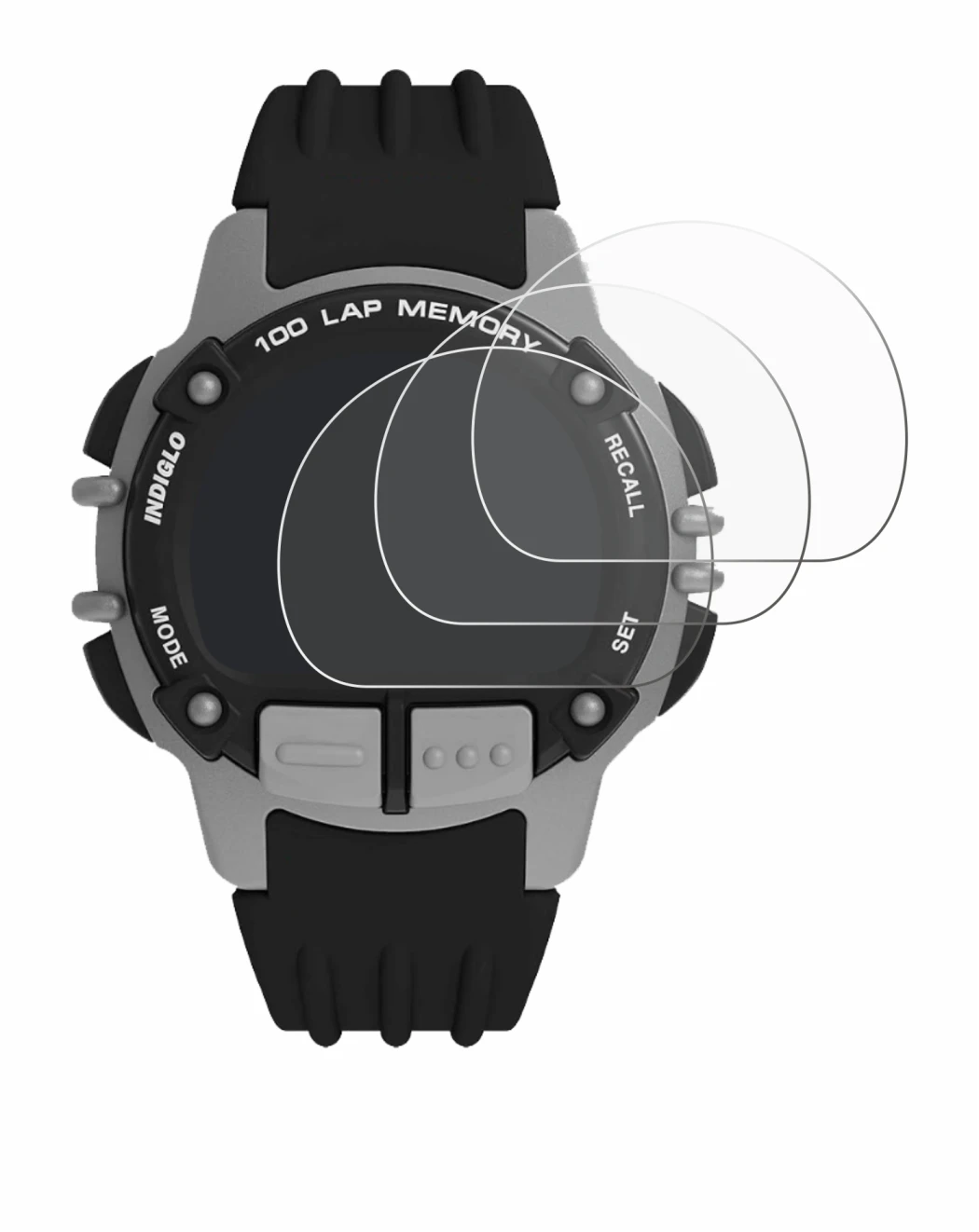 Imagen del dispositivo Timex Ironman TW5M63200 con una amplia variedad de protectores de pantalla.