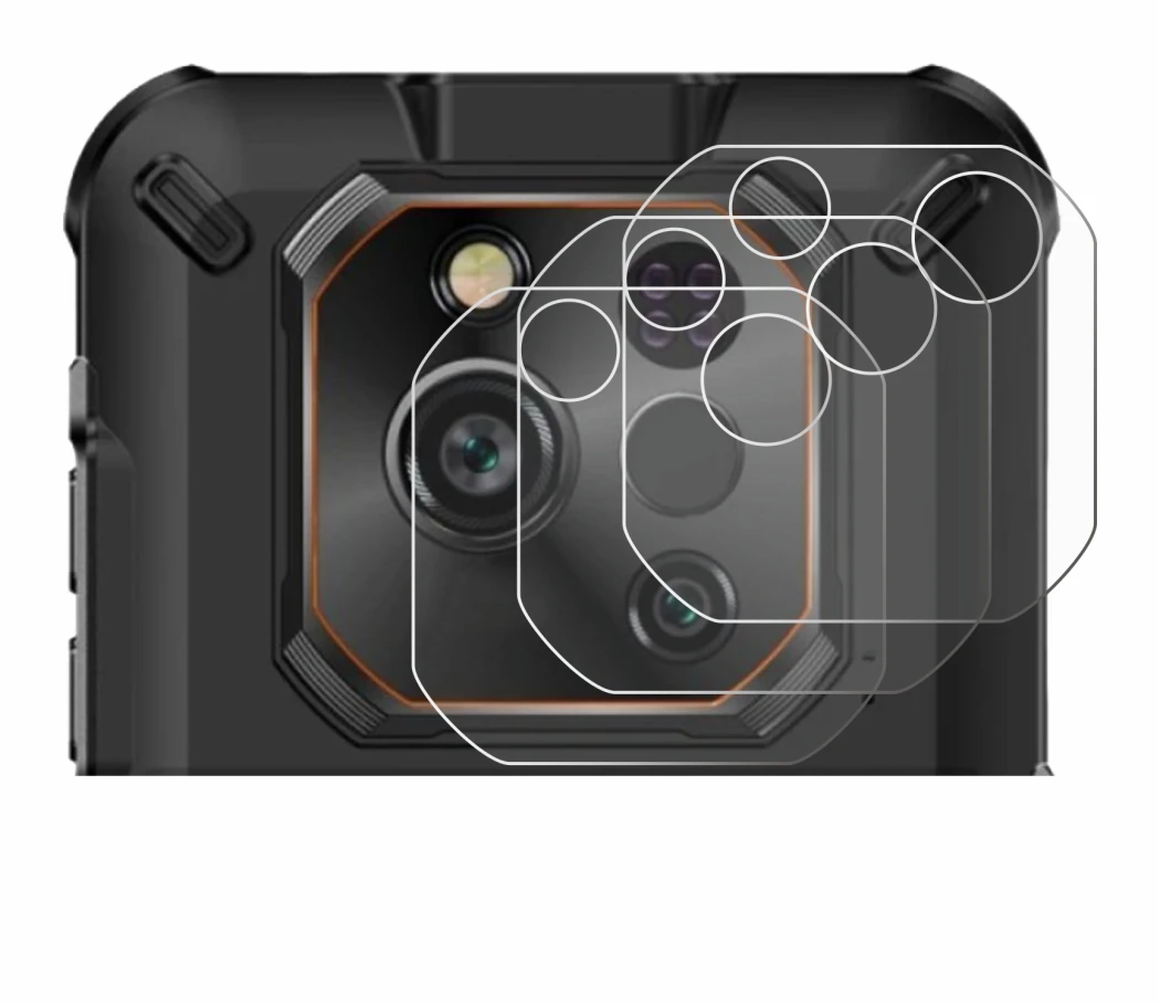 Imagen del dispositivo Ulefone RugOne Xever 7 Pro (SÓLO Cámara) con una amplia variedad de protectores de pantalla.