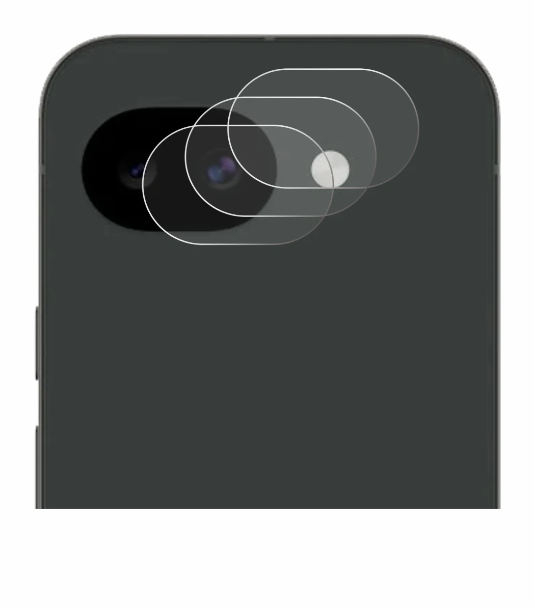 Imagen del dispositivo Google Pixel 10a (SÓLO Cámara) con una amplia variedad de protectores de pantalla.