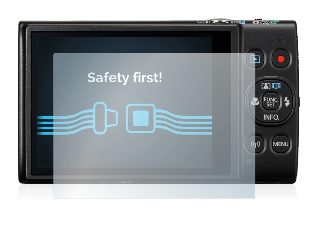 Imagen del dispositivo Canon Digital Ixus 285 hs con una amplia variedad de protectores de pantalla.