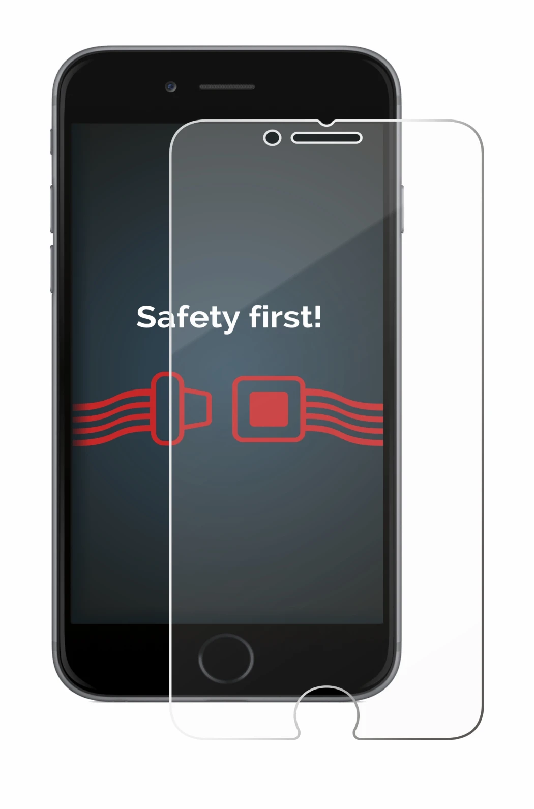 Imagen del dispositivo Apple iPhone 6 con una amplia variedad de protectores de pantalla.