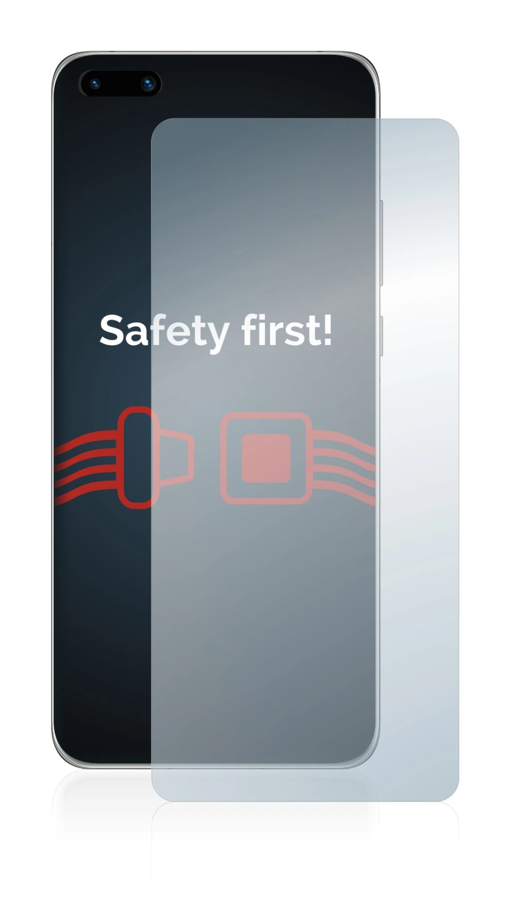 Imagen del dispositivo Huawei P40 con una amplia variedad de protectores de pantalla.