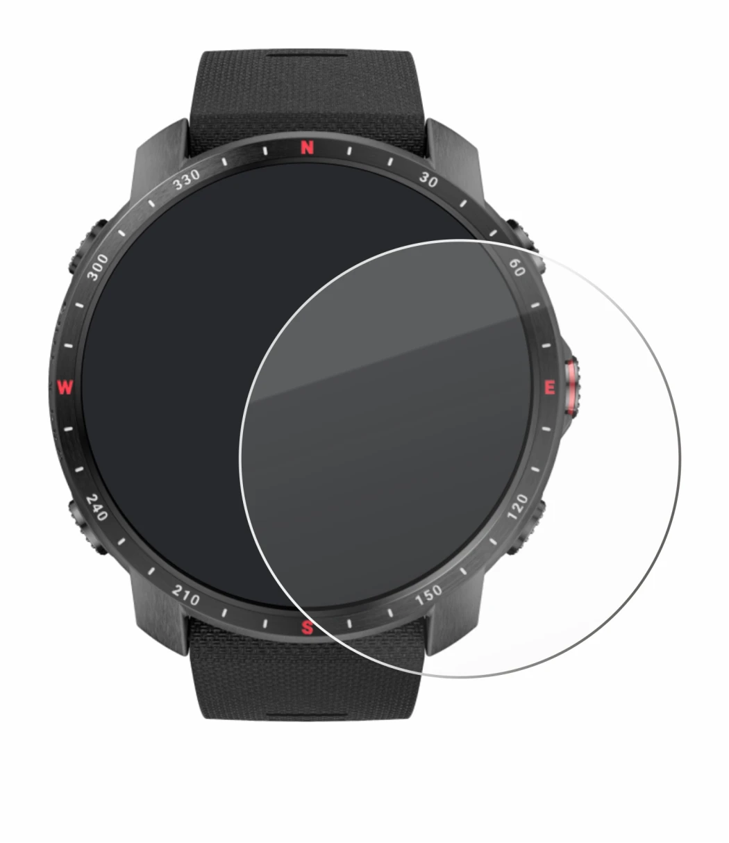 Imagen del dispositivo Polar Grit X Pro con una amplia variedad de protectores de pantalla.