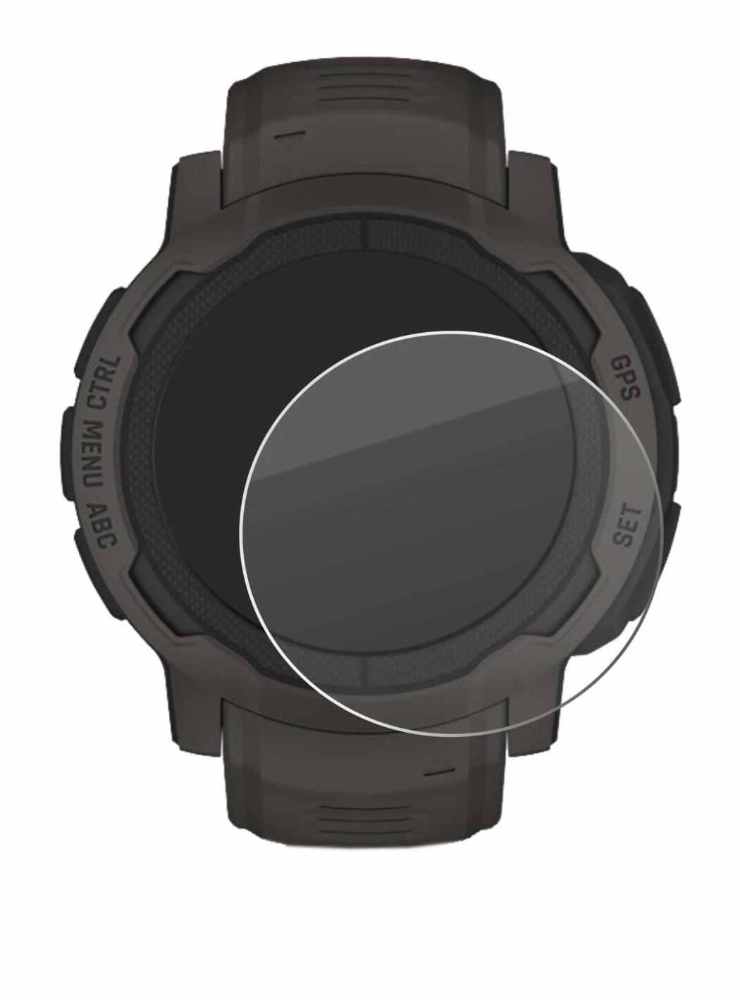 Imagen del dispositivo Garmin Instinct 2 con una amplia variedad de protectores de pantalla.