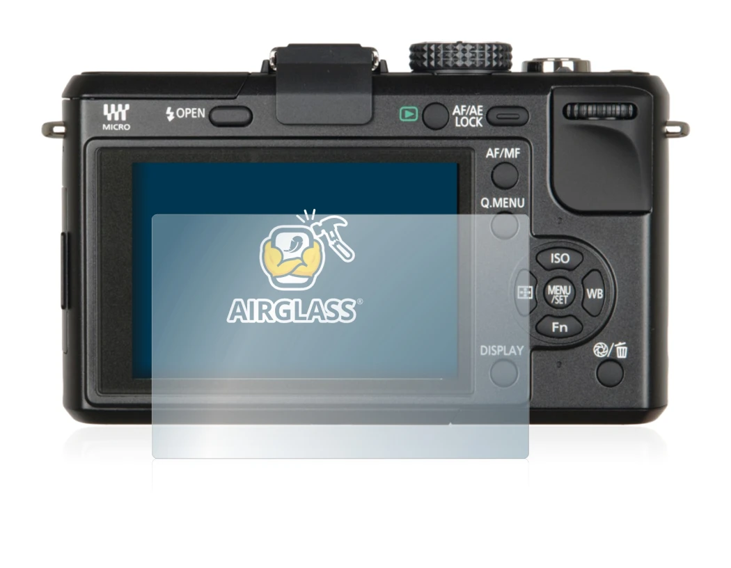 Imagen del dispositivo Panasonic Lumix DMC-GF1 con una amplia variedad de protectores de pantalla.