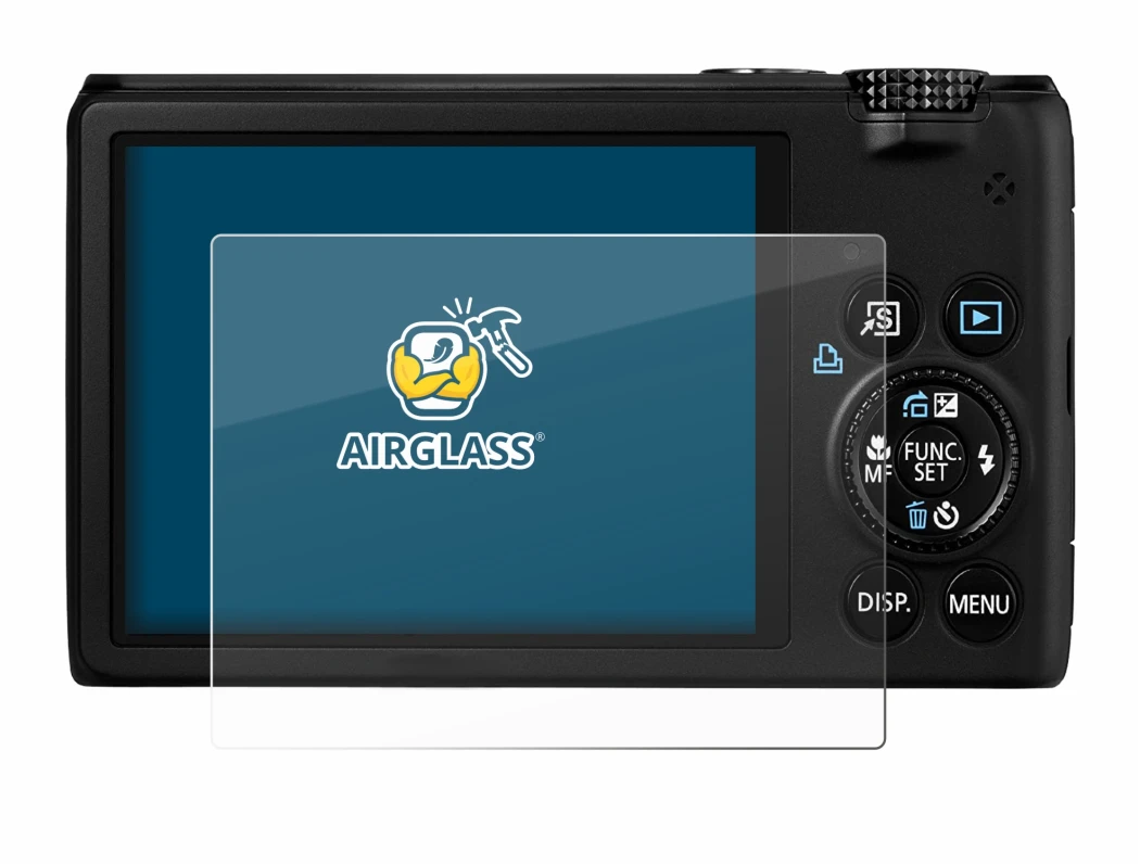 Imagen del dispositivo Canon PowerShot S95 con una amplia variedad de protectores de pantalla.