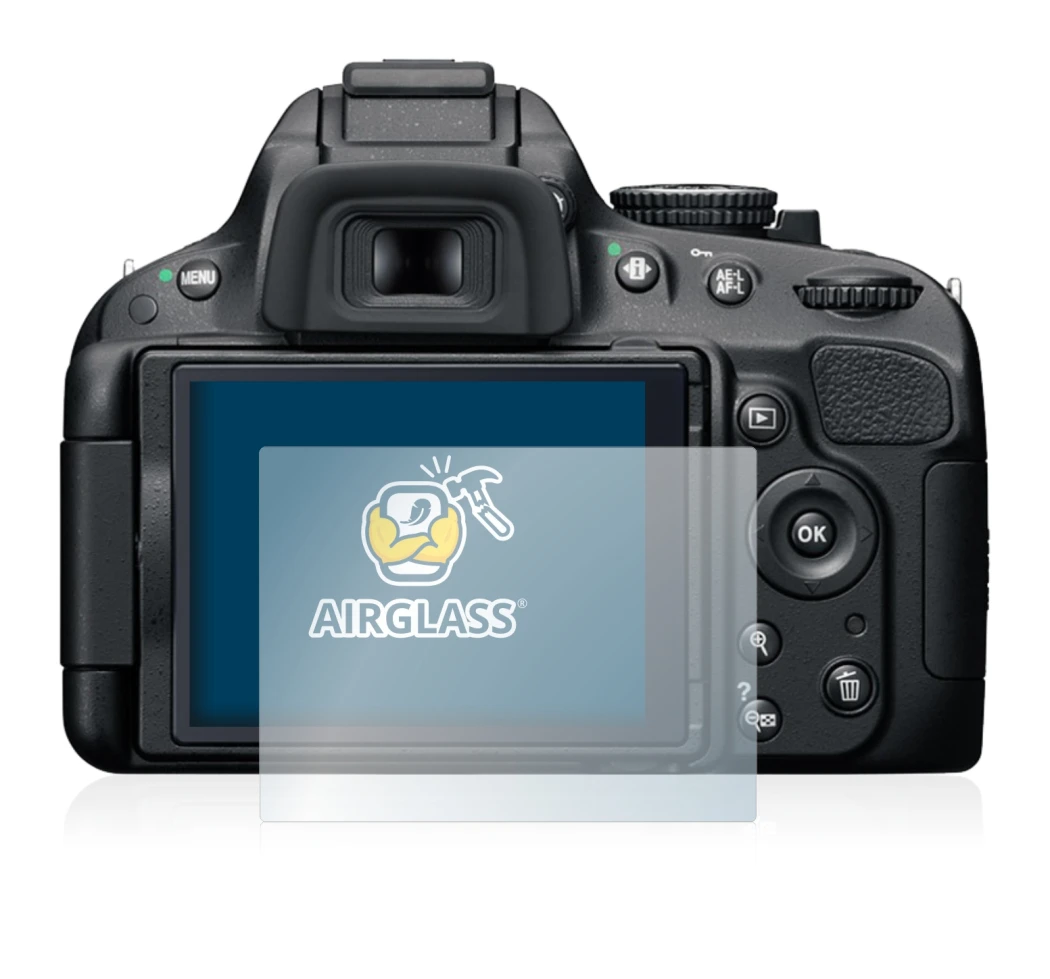 Imagen del dispositivo Nikon D5100 con una amplia variedad de protectores de pantalla.