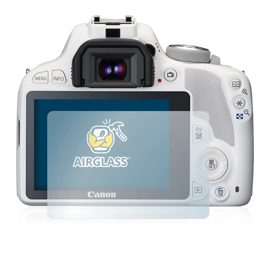 Imagen del dispositivo Canon EOS 100D con una amplia variedad de protectores de pantalla.