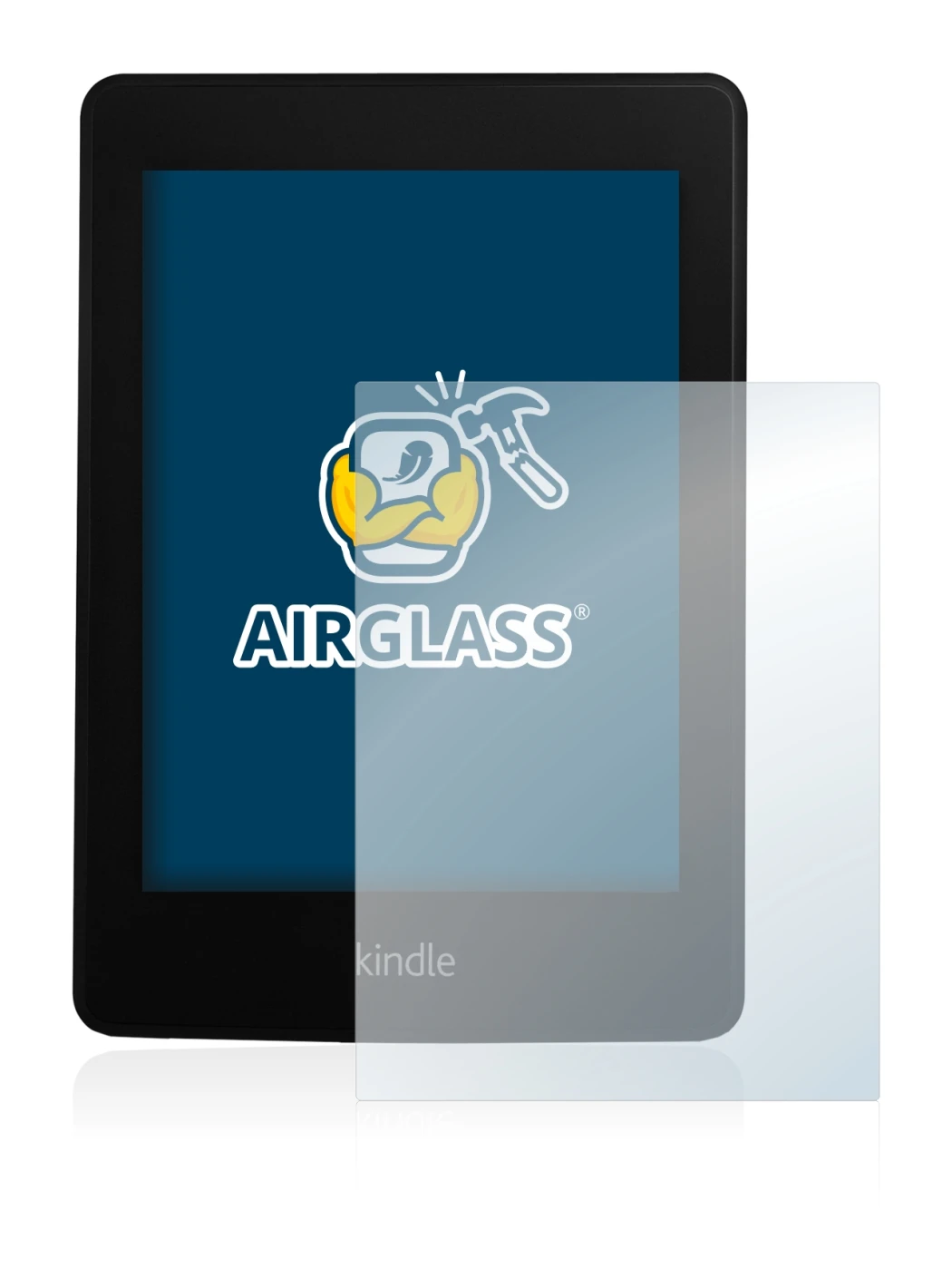Imagen del dispositivo Amazon Kindle Paperwhite 2013 con una amplia variedad de protectores de pantalla.