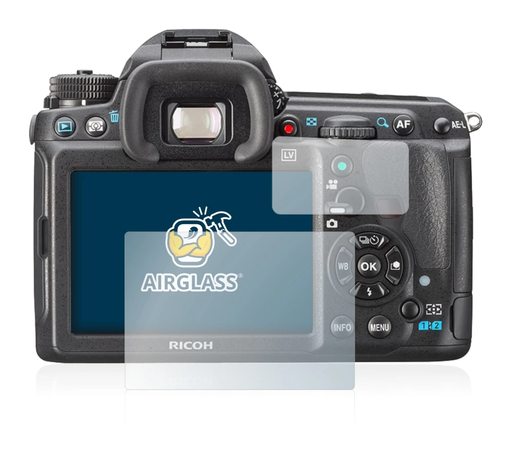 Imagen del dispositivo Pentax K3, K-3 con una amplia variedad de protectores de pantalla.