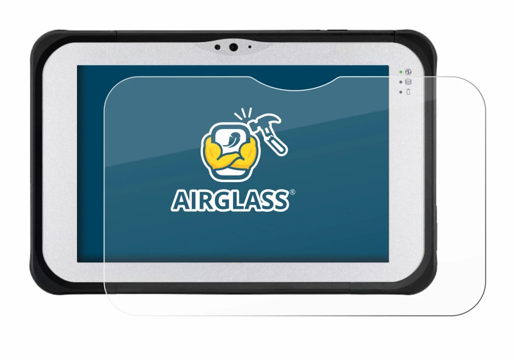 Imagen del dispositivo Panasonic Toughpad FZ-M1 con una amplia variedad de protectores de pantalla.