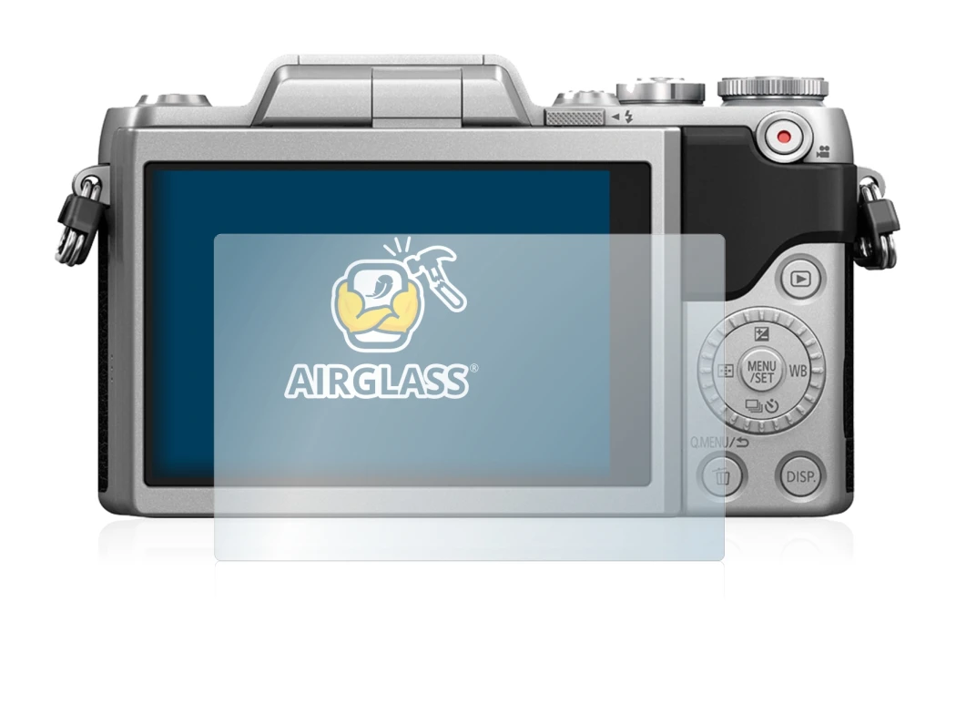 Imagen del dispositivo Panasonic Lumix DMC-GF7 con una amplia variedad de protectores de pantalla.
