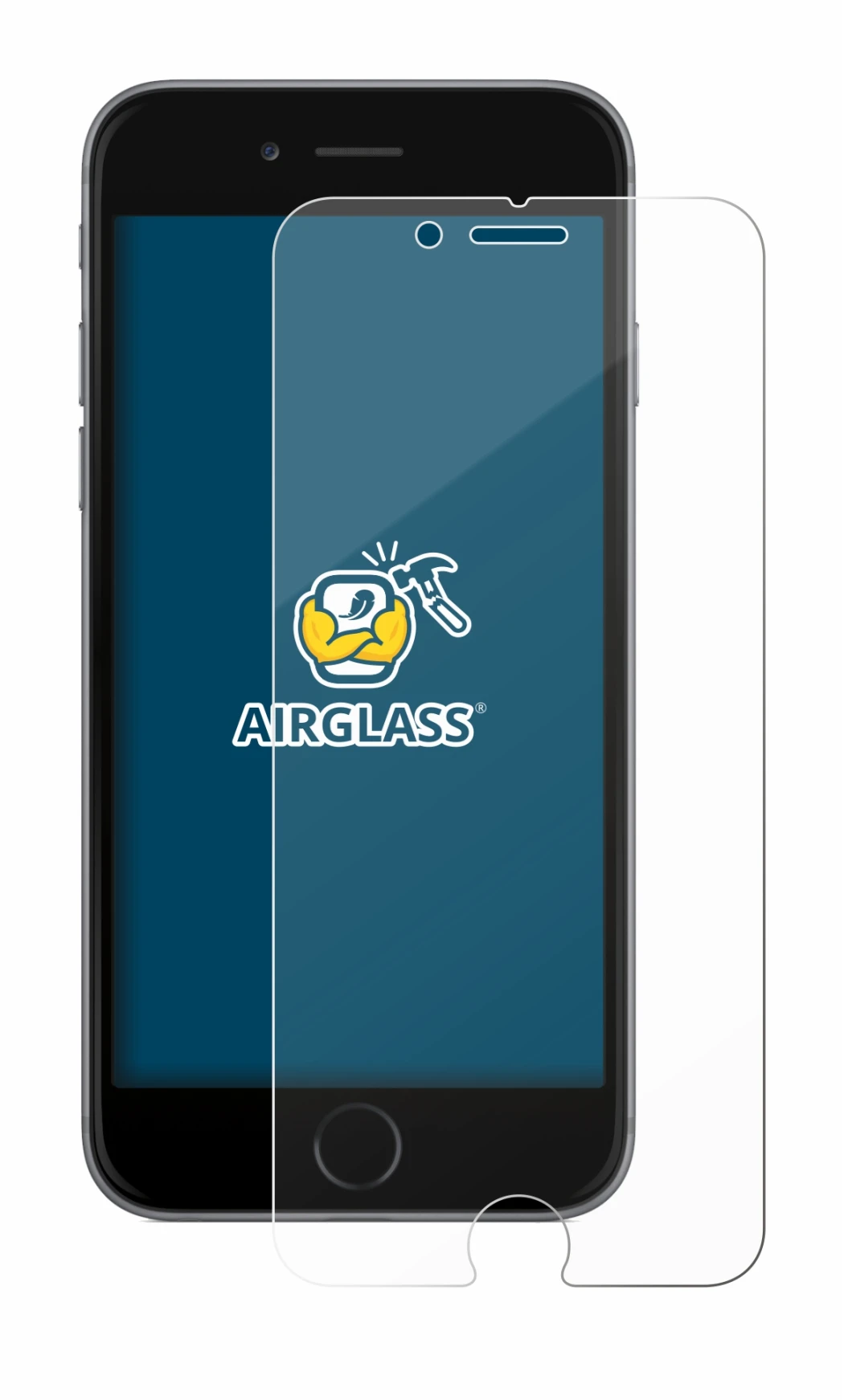 Imagen del dispositivo Apple iPhone 6S con una amplia variedad de protectores de pantalla.