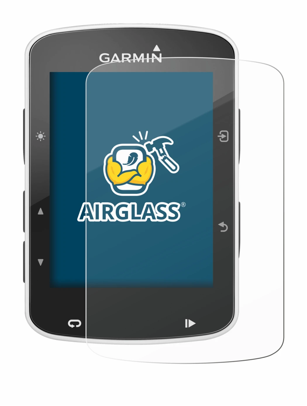 Imagen del dispositivo Garmin Edge 820 con una amplia variedad de protectores de pantalla.