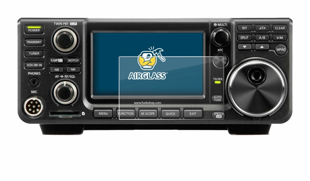 Imagen del dispositivo Icom IC-7300 con una amplia variedad de protectores de pantalla.