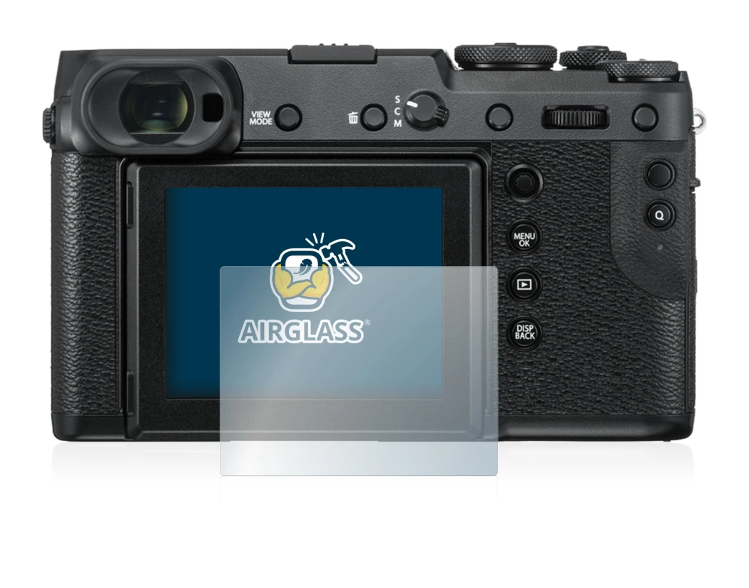Imagen del dispositivo Fujifilm GFX 50R con una amplia variedad de protectores de pantalla.