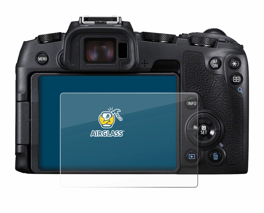 Imagen del dispositivo Canon EOS RP con una amplia variedad de protectores de pantalla.