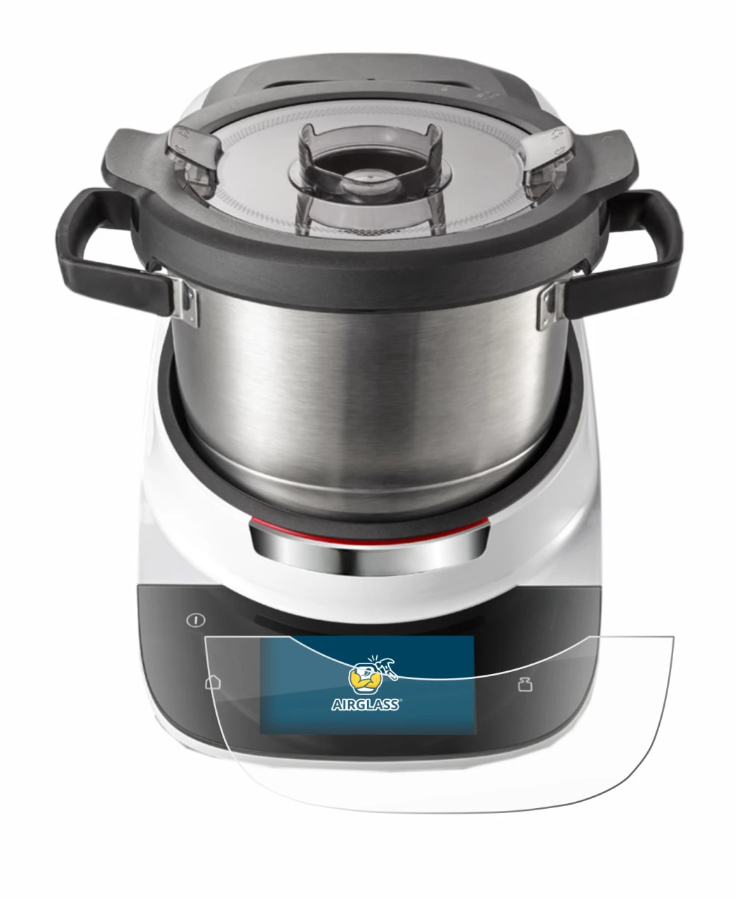 Imagen del dispositivo Bosch Cookit con una amplia variedad de protectores de pantalla.