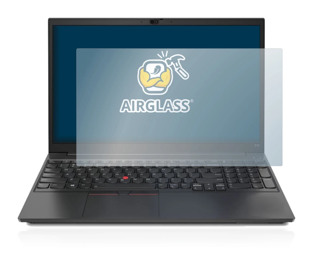 Imagen del dispositivo Lenovo ThinkPad E15 con una amplia variedad de protectores de pantalla.