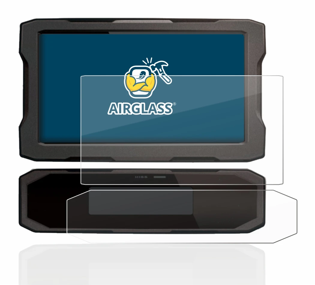 Imagen del dispositivo Honda CRF1100L 2020 Pantalla del velocímetro con una amplia variedad de protectores de pantalla.