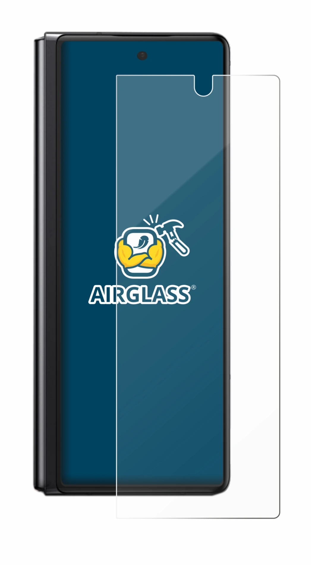 Imagen del dispositivo Samsung Galaxy Z Fold 2 5G con una amplia variedad de protectores de pantalla.