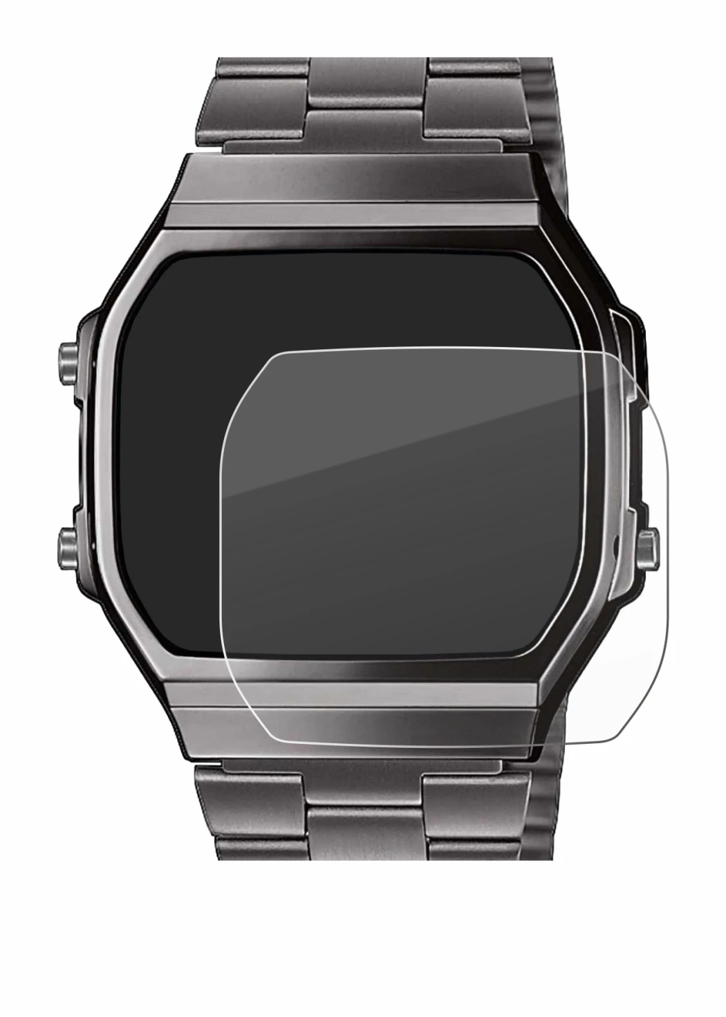 Imagen del dispositivo Casio A168WEGG-1BEF con una amplia variedad de protectores de pantalla.