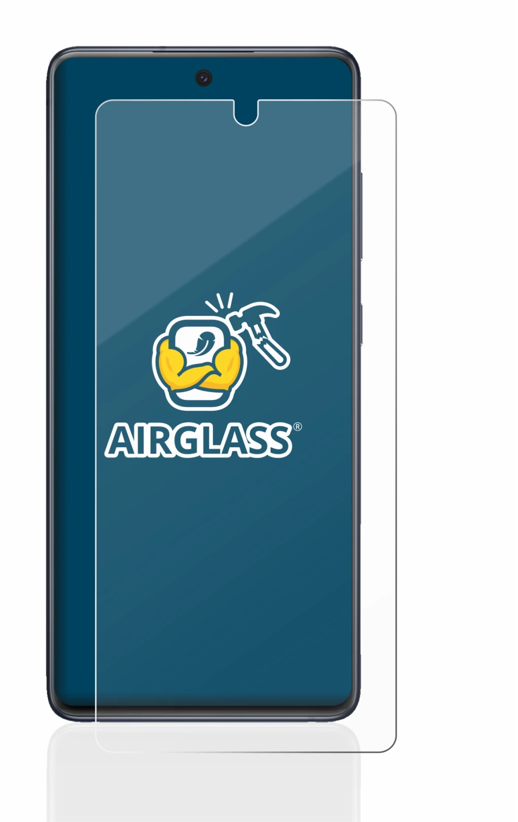 Imagen del dispositivo Samsung Galaxy S20 FE con una amplia variedad de protectores de pantalla.