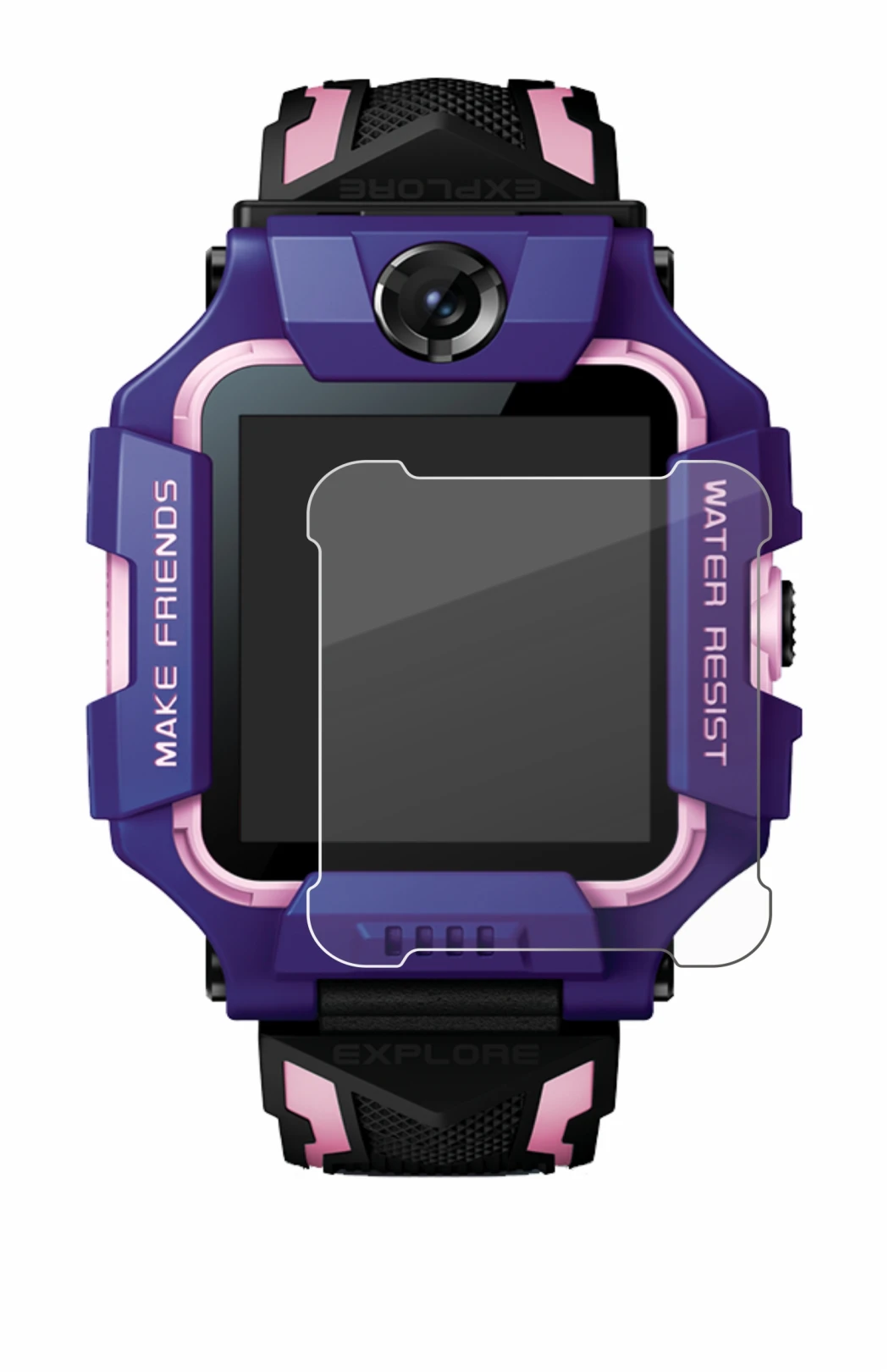 Imagen del dispositivo Imoo Watch Phone Z6 con una amplia variedad de protectores de pantalla.