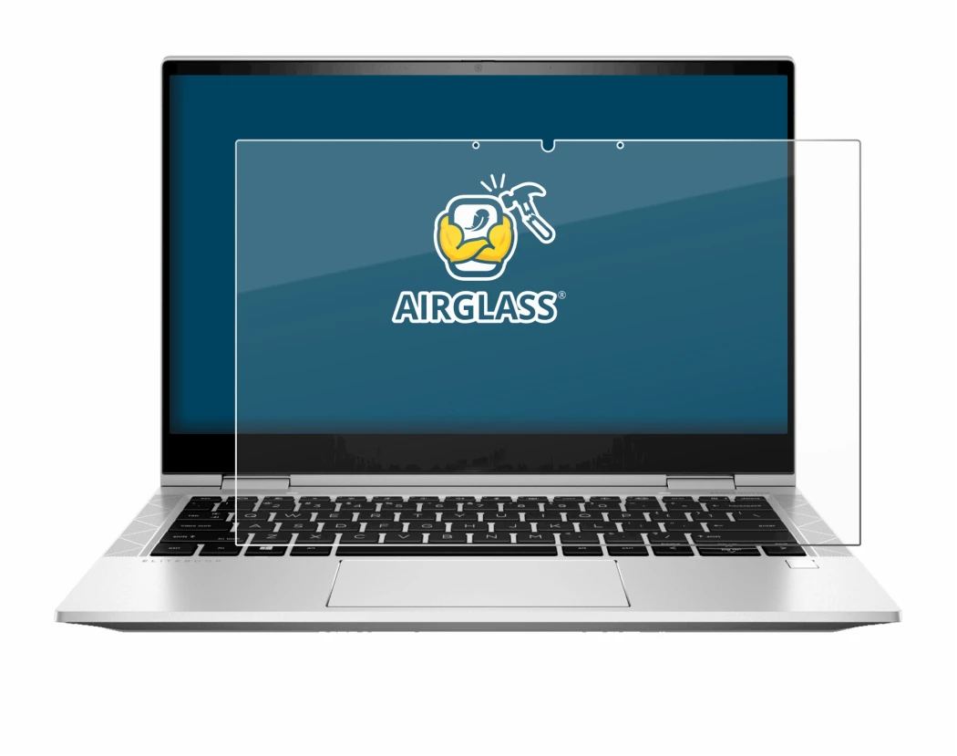Imagen del dispositivo HP EliteBook x360 830 G8 con una amplia variedad de protectores de pantalla.