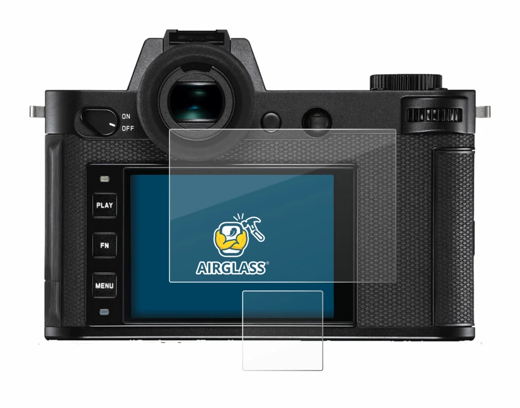 Imagen del dispositivo Leica SL2-S con una amplia variedad de protectores de pantalla.