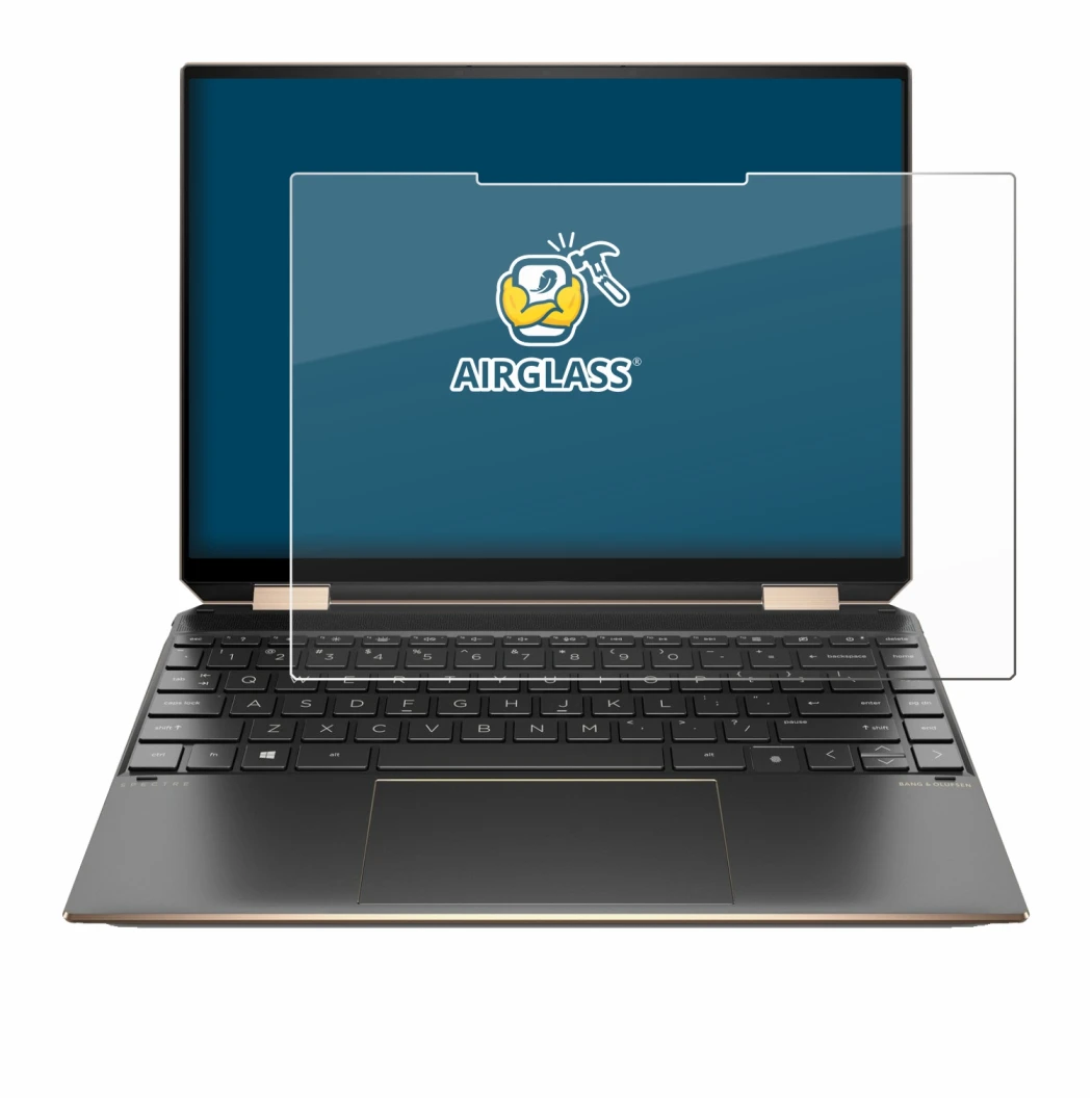 Imagen del dispositivo HP Spectre x360 (14-eX) 2021 con una amplia variedad de protectores de pantalla.
