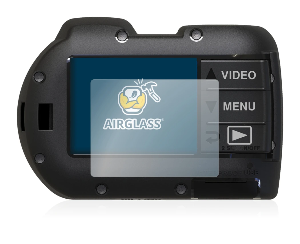 Imagen del dispositivo SeaLife Micro 3.0 con una amplia variedad de protectores de pantalla.