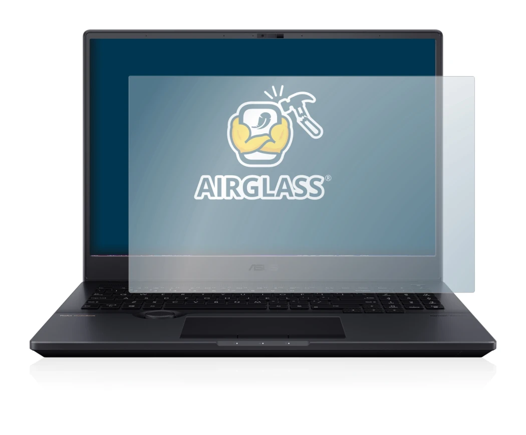 Imagen del dispositivo ASUS ProArt StudioBook Pro 16 OLED con una amplia variedad de protectores de pantalla.