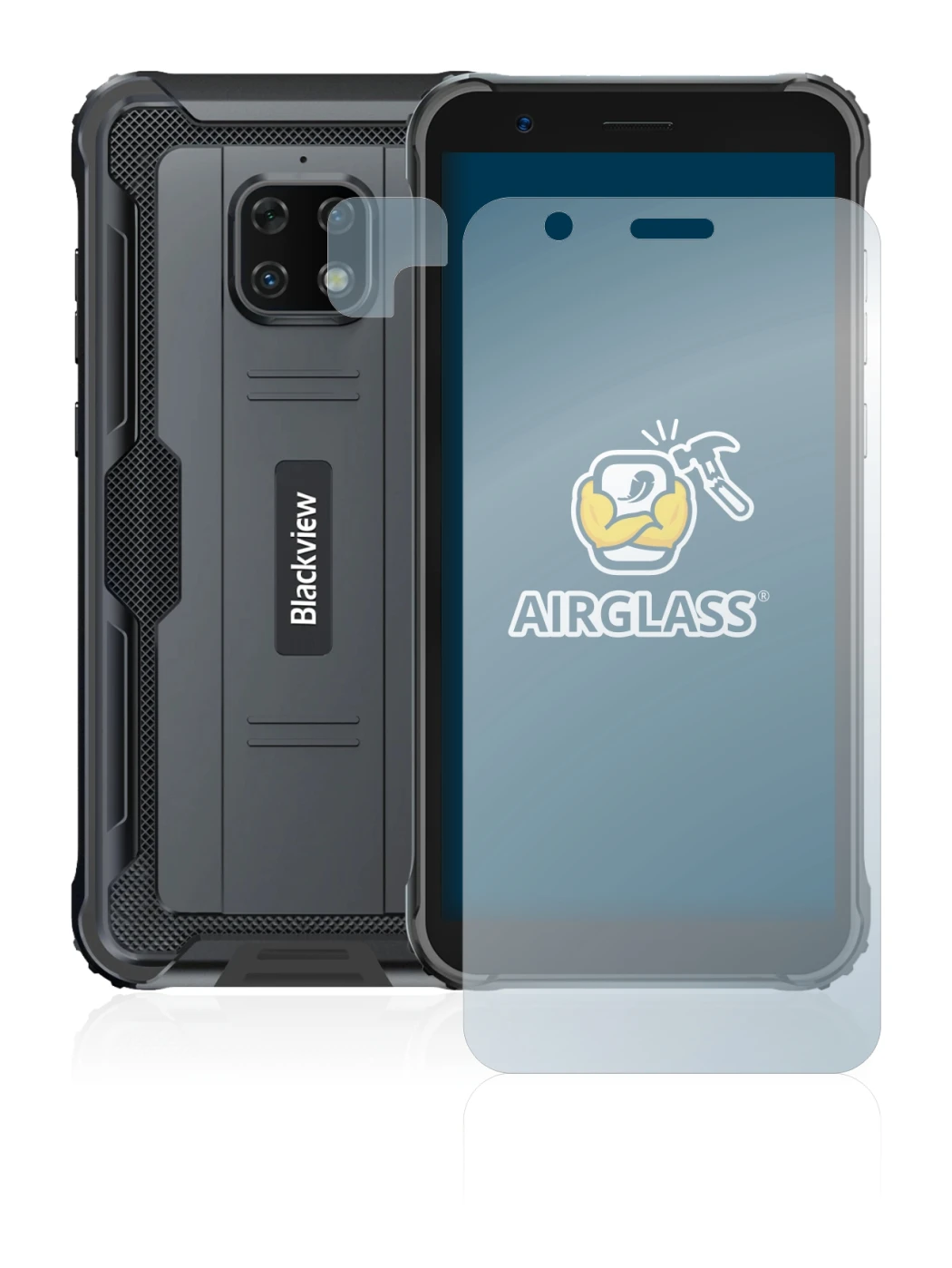 Imagen del dispositivo Blackview BV4900S (Frontal+Cámara) con una amplia variedad de protectores de pantalla.