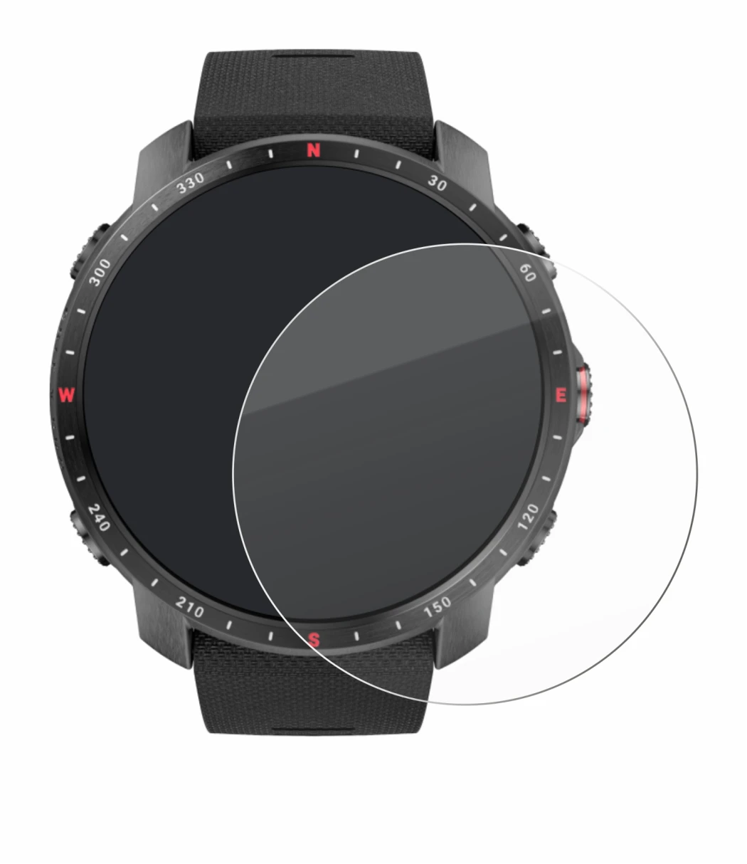 Imagen del dispositivo Polar Grit X Pro con una amplia variedad de protectores de pantalla.