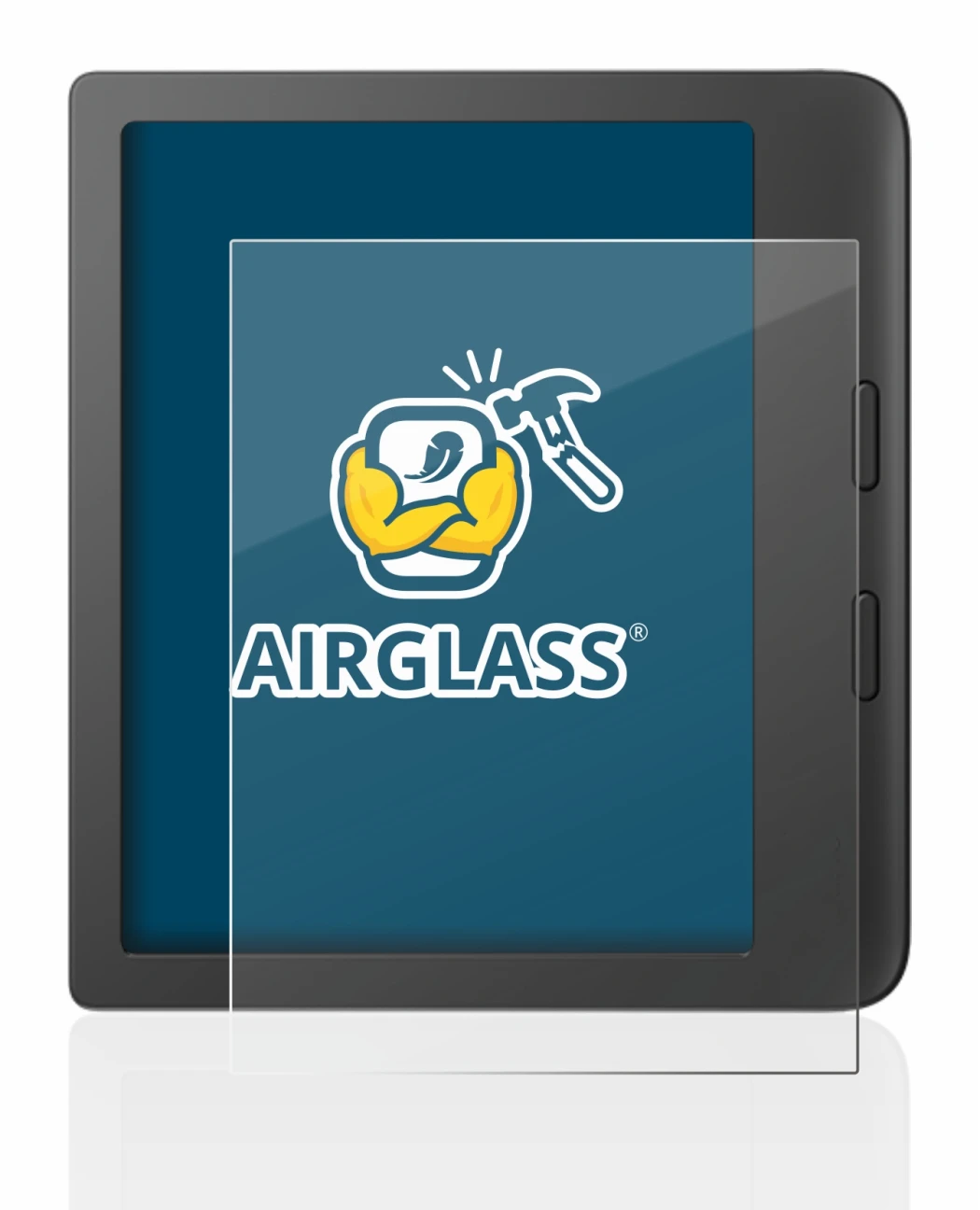 Imagen del dispositivo Tolino Vision 6 con una amplia variedad de protectores de pantalla.