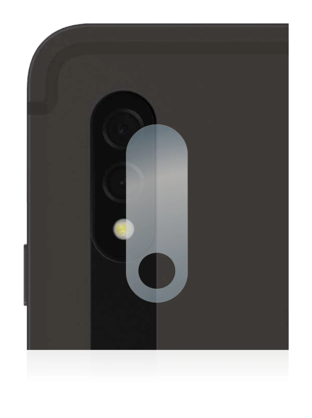 Imagen del dispositivo Samsung Galaxy Tab S8 Plus WiFi (SÓLO Cámara) con una amplia variedad de protectores de pantalla.